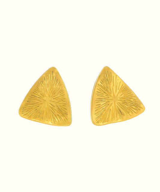 Orecchino Piastra Triangolare