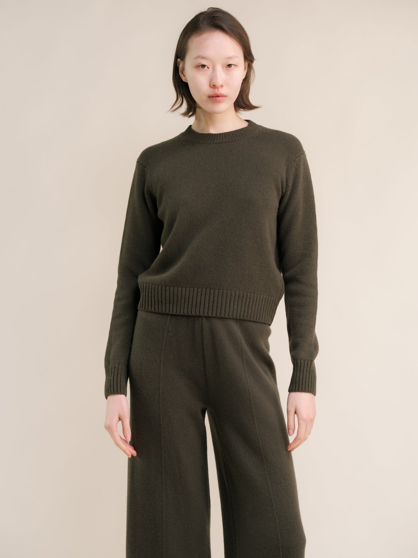 Cashmere Mix Crewneck Sweater