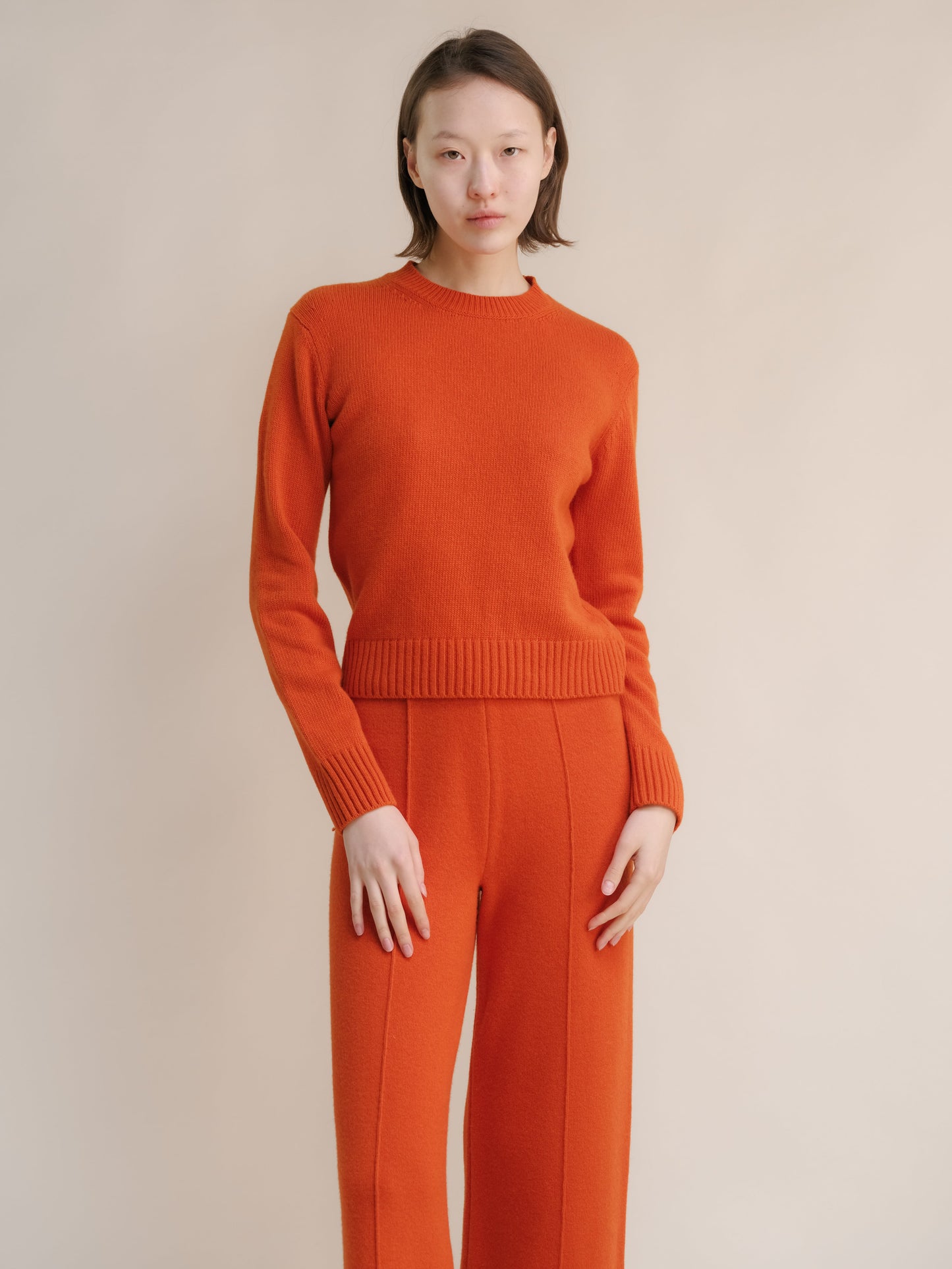 Cashmere Mix Crewneck Sweater