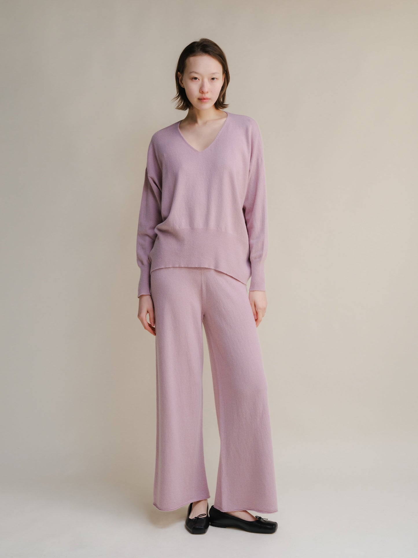 Cashmere Mix Maxi V-Neck Sweater