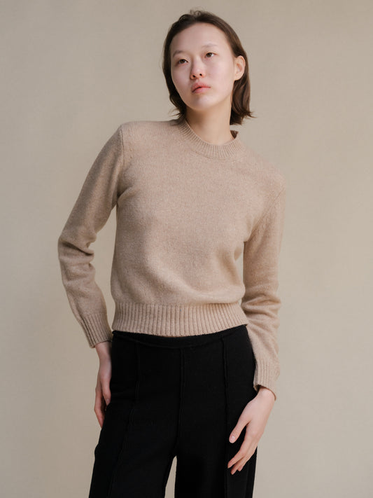 Tweed Crewneck Sweater