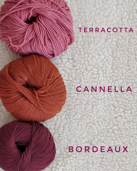 Copertina "Cuoricini" in lana baby