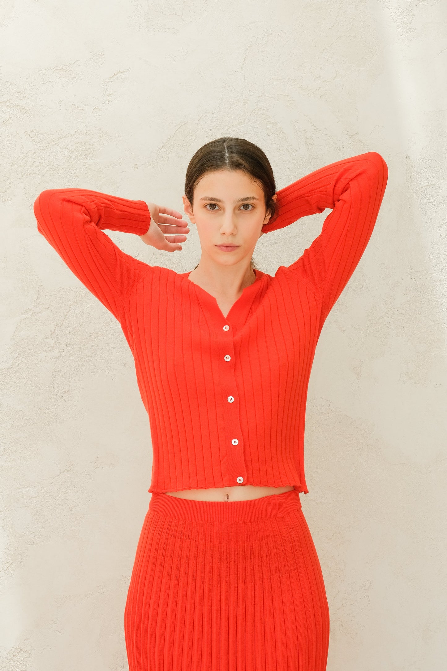 Extra Fine Merino Wool V Neck Cardigan