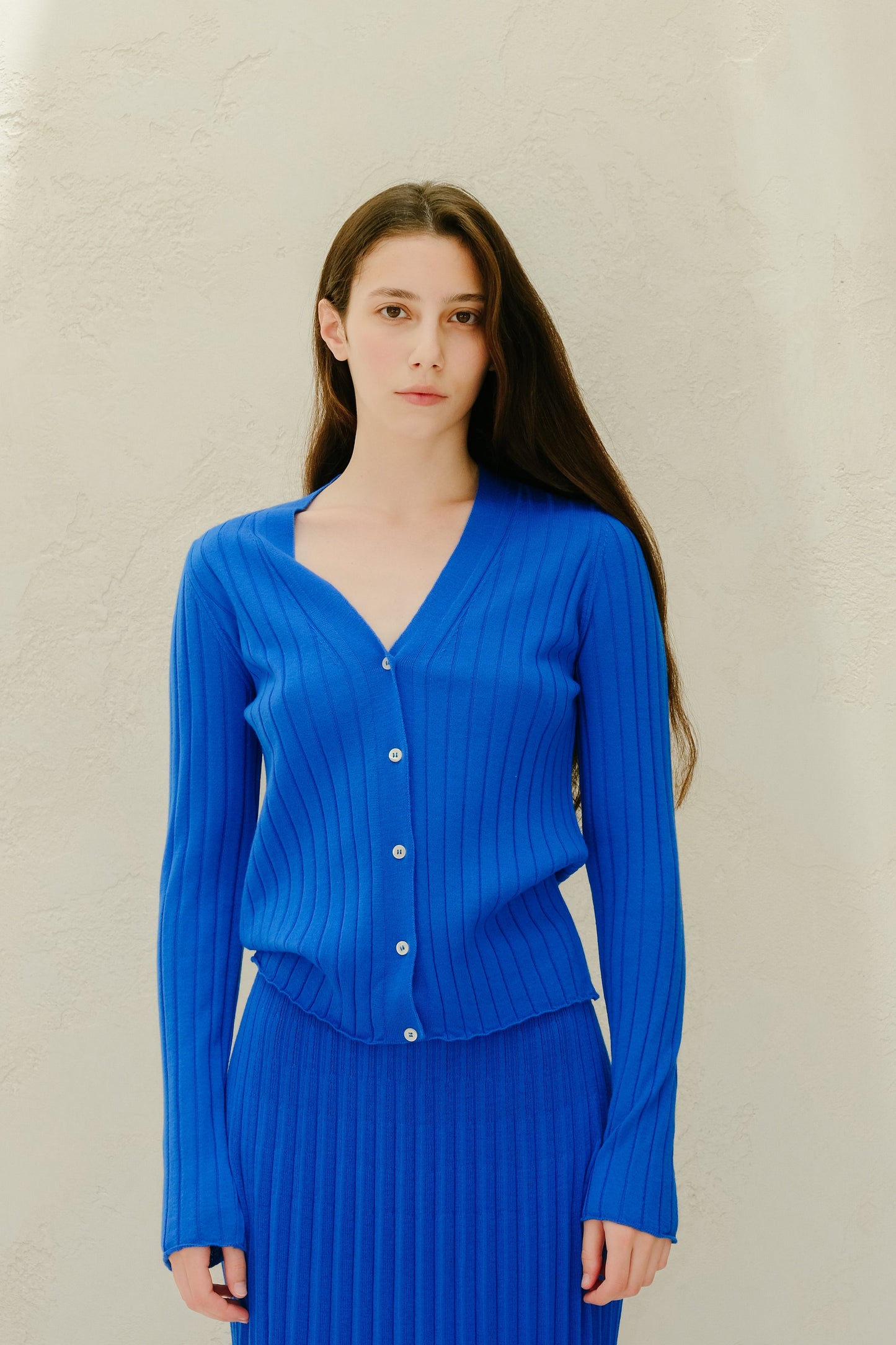 Extra Fine Merino Wool V Neck Cardigan