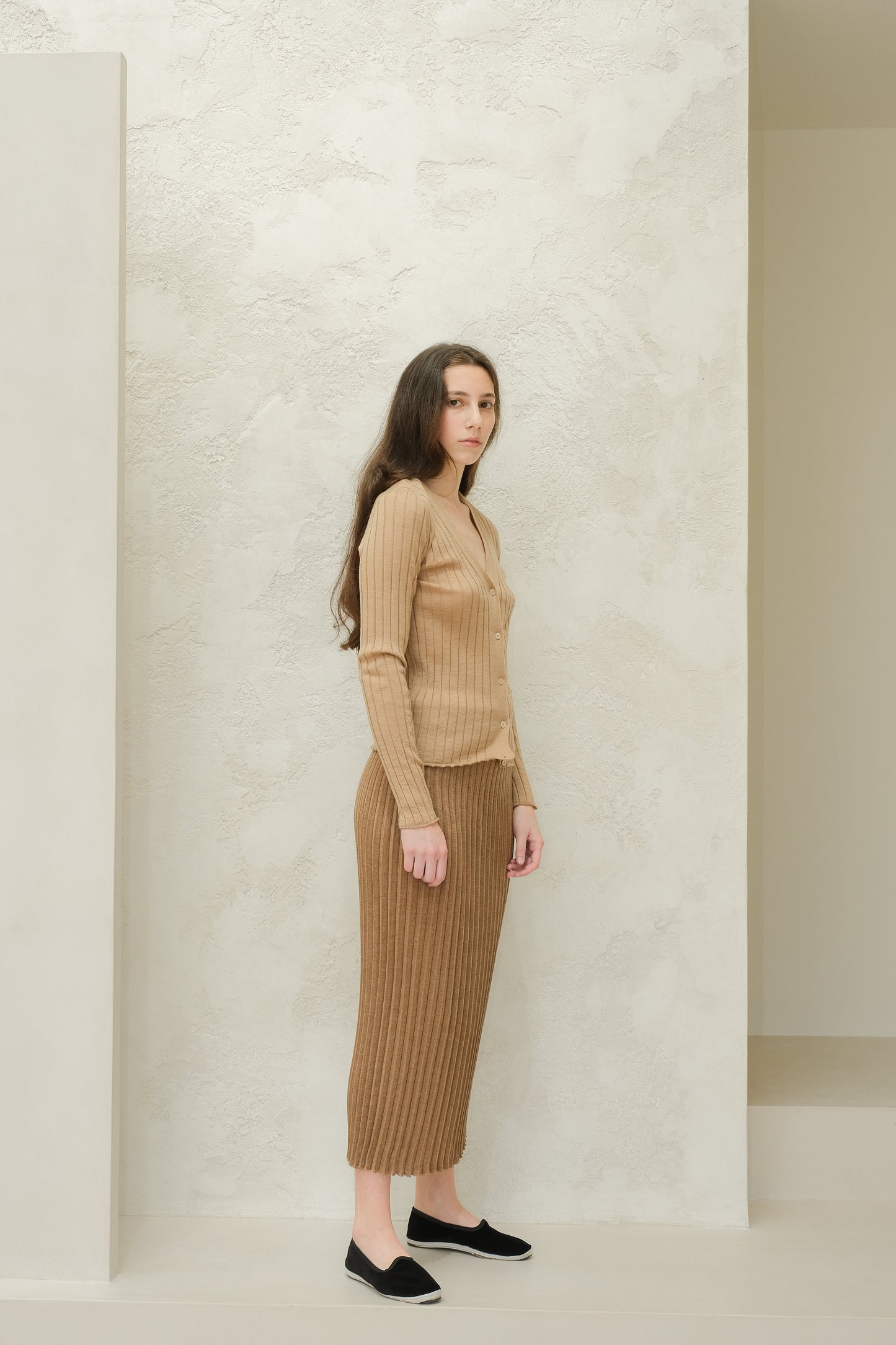 Extra Fine Merino Wool V Neck Cardigan