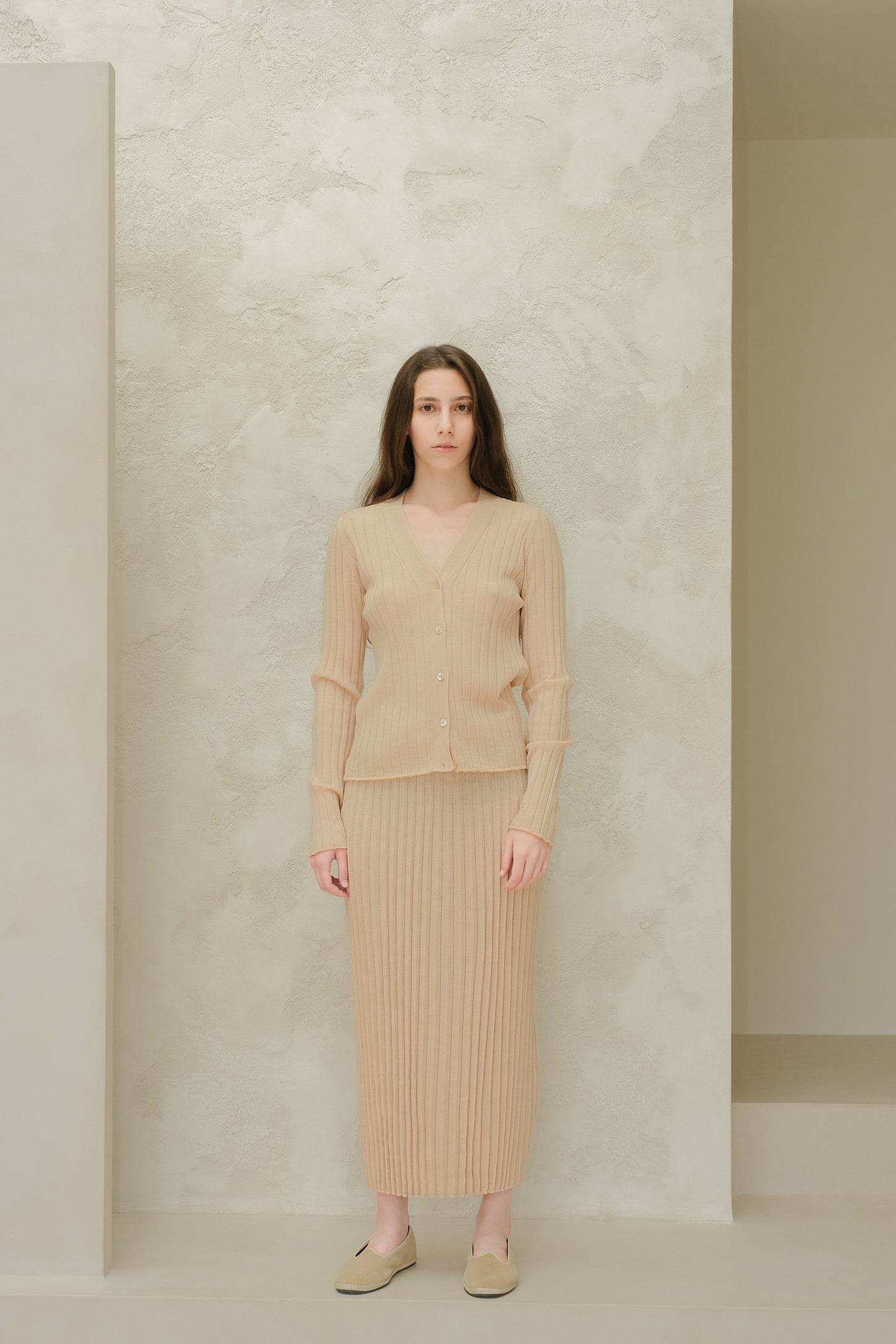 Extra Fine Merino Wool V Neck Cardigan