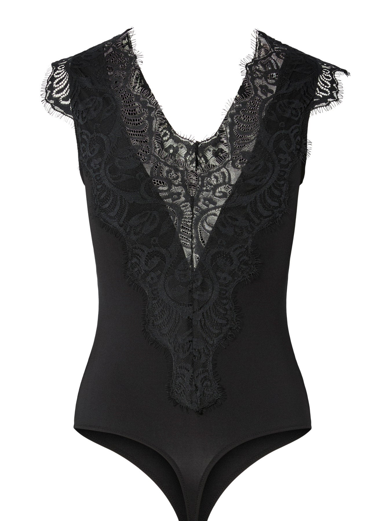 body di pizzo e cotone PIECIS - Glamourabbigliamentodonna