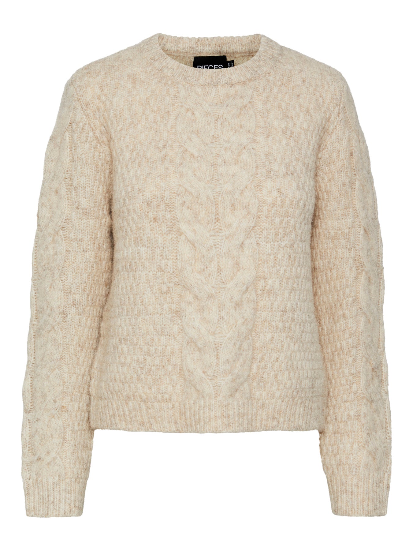 MAGLIONE CON TRECCE PIECES - Glamourabbigliamentodonna