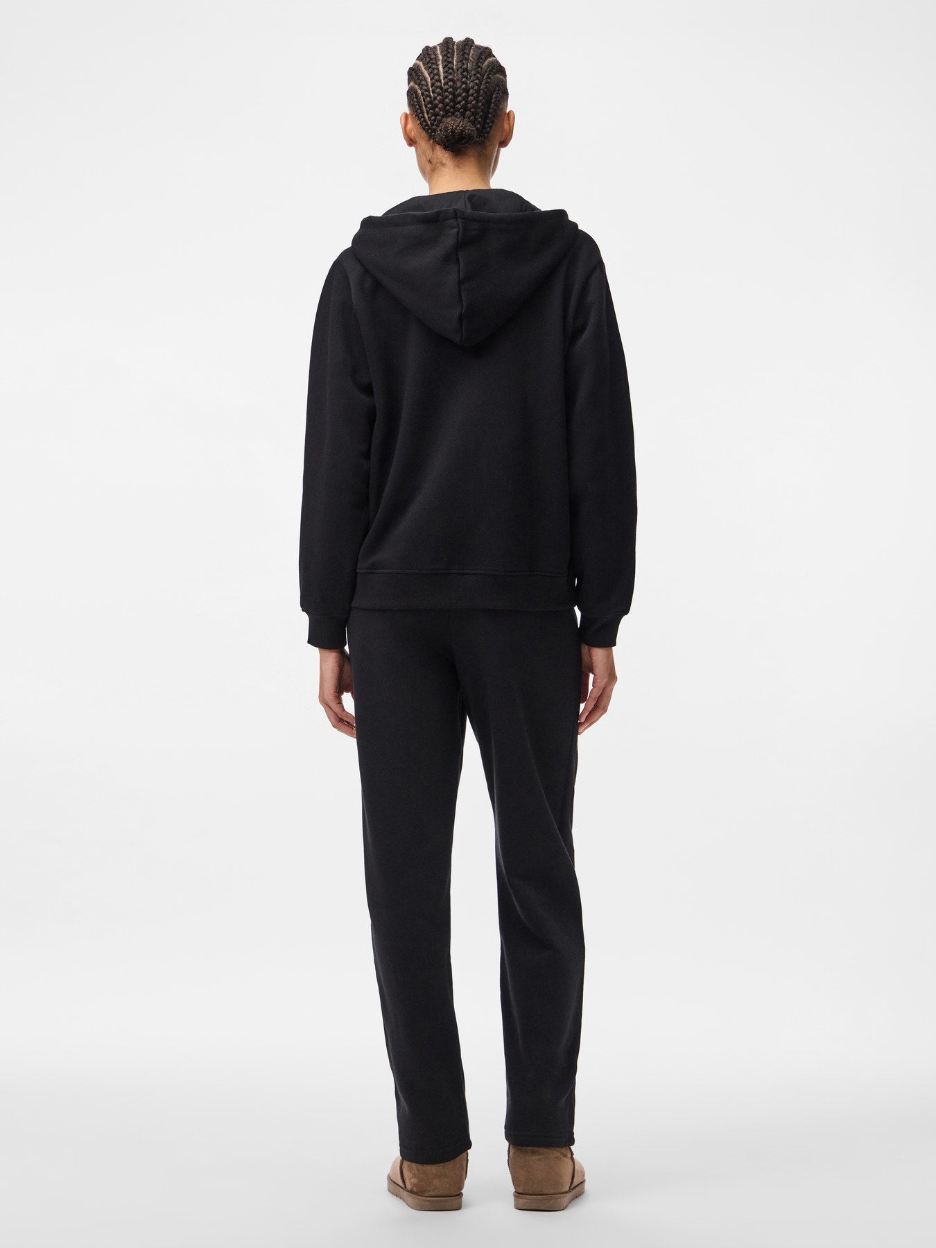 FELPA CON CAPPUCCIO PCCHILLI LS ZIP HOODIE NOOS BC - Glamourabbigliamentodonna