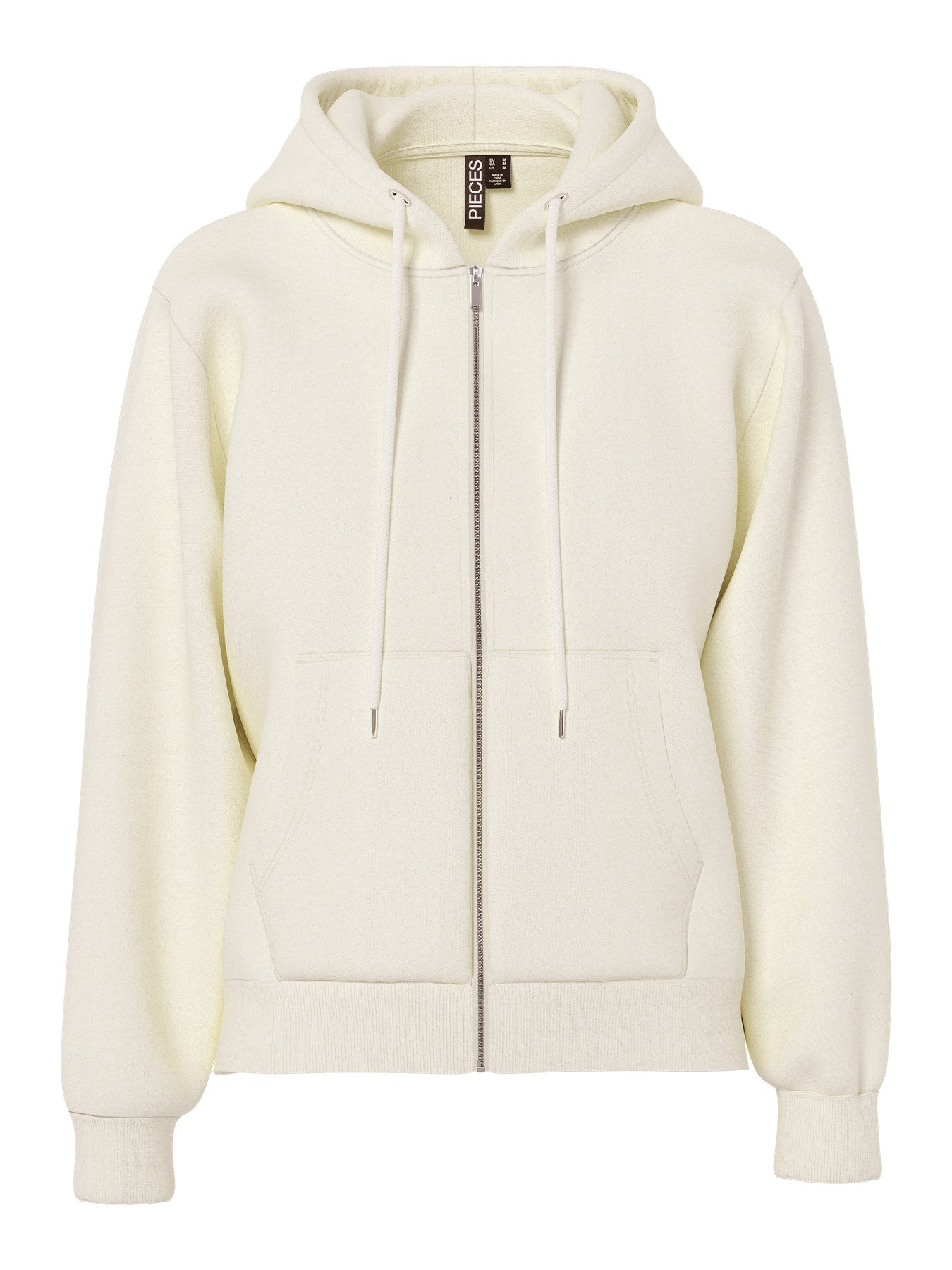 FELPA CON CAPPUCCIO PCCHILLI LS ZIP HOODIE NOOS BC - Glamourabbigliamentodonna