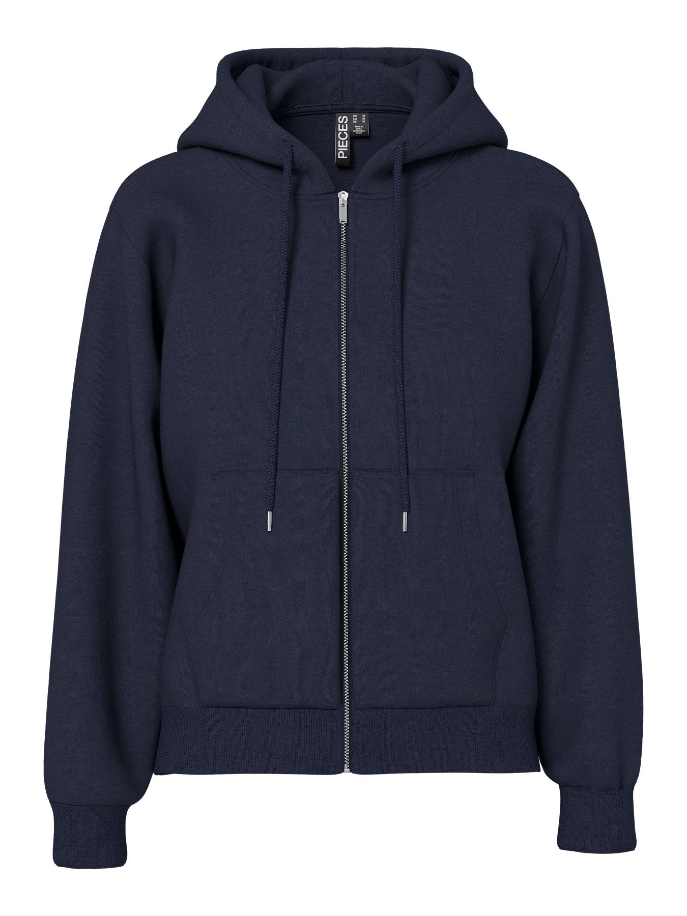 FELPA CON CAPPUCCIO PCCHILLI LS ZIP HOODIE NOOS BC - Glamourabbigliamentodonna