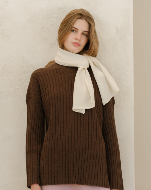 Cashmere Mix Jabot