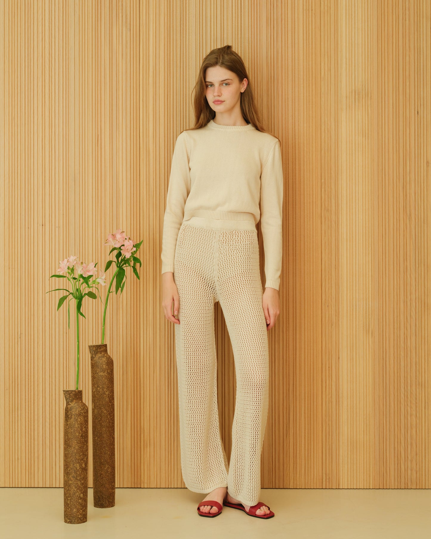 Fine Cotton Crochet Pants