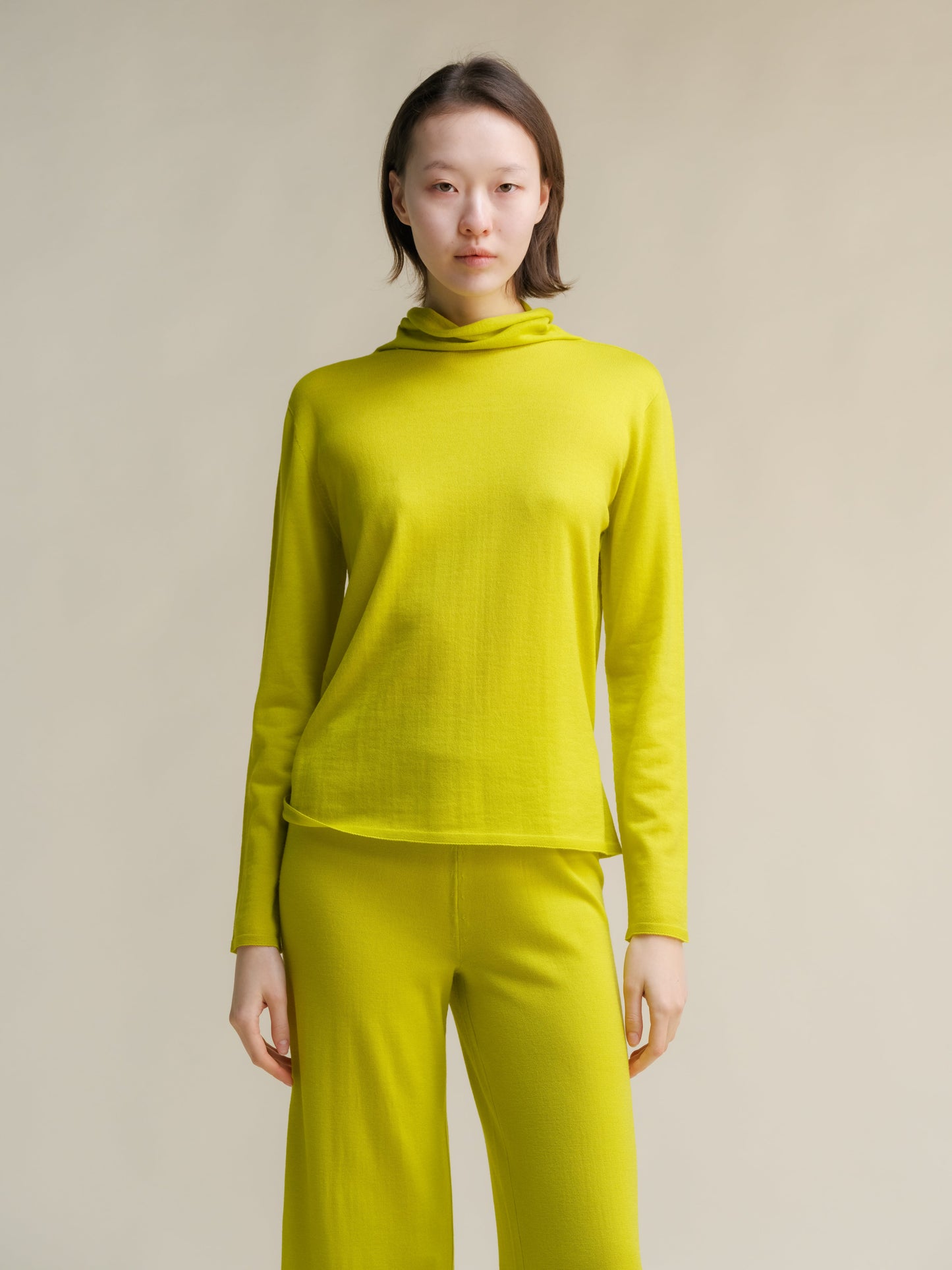 Extra Fine Merino Wool Relaxed Turtleneck (3D-Knit)