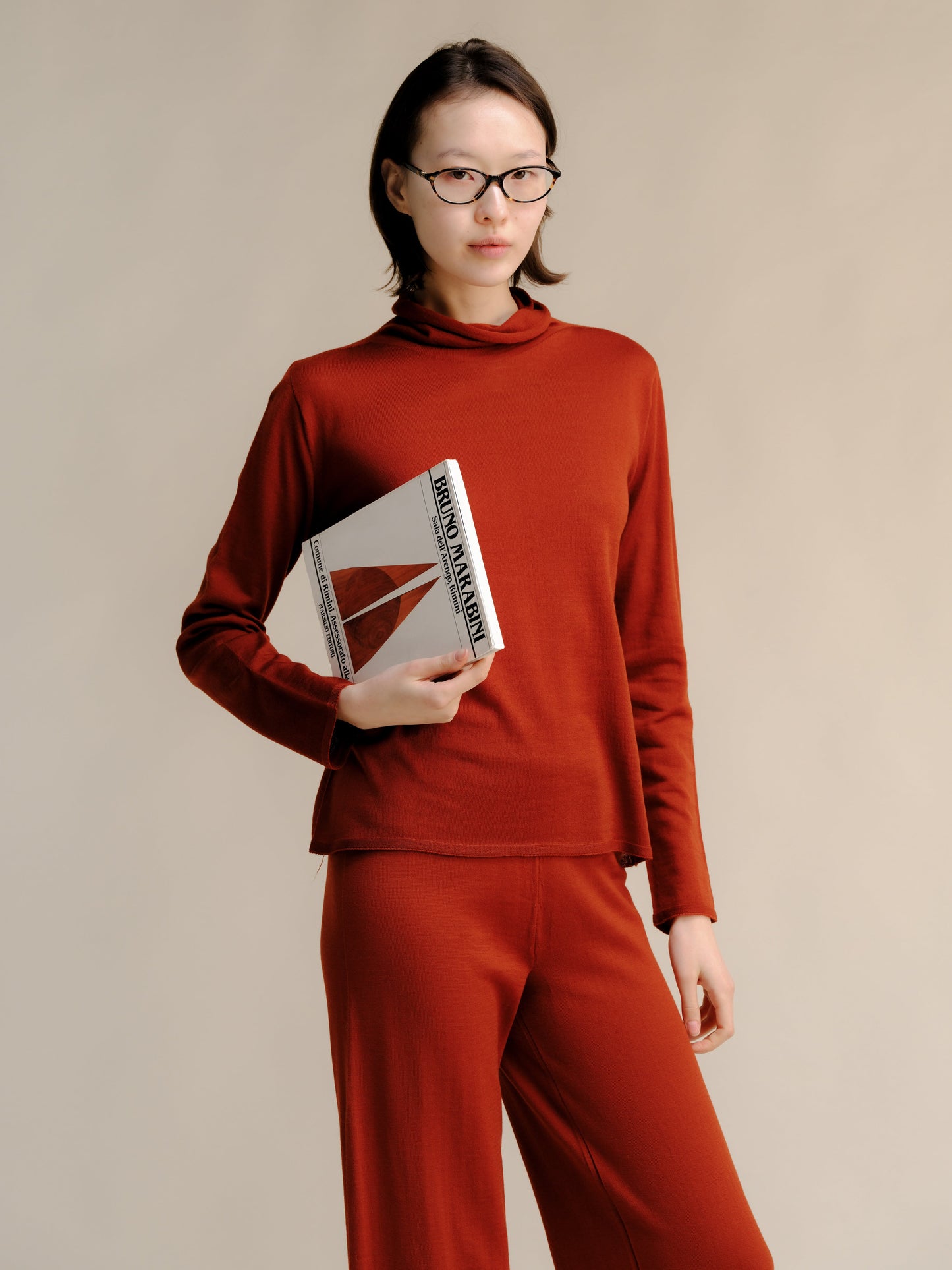 Extra Fine Merino Wool Relaxed Turtleneck (3D-Knit)