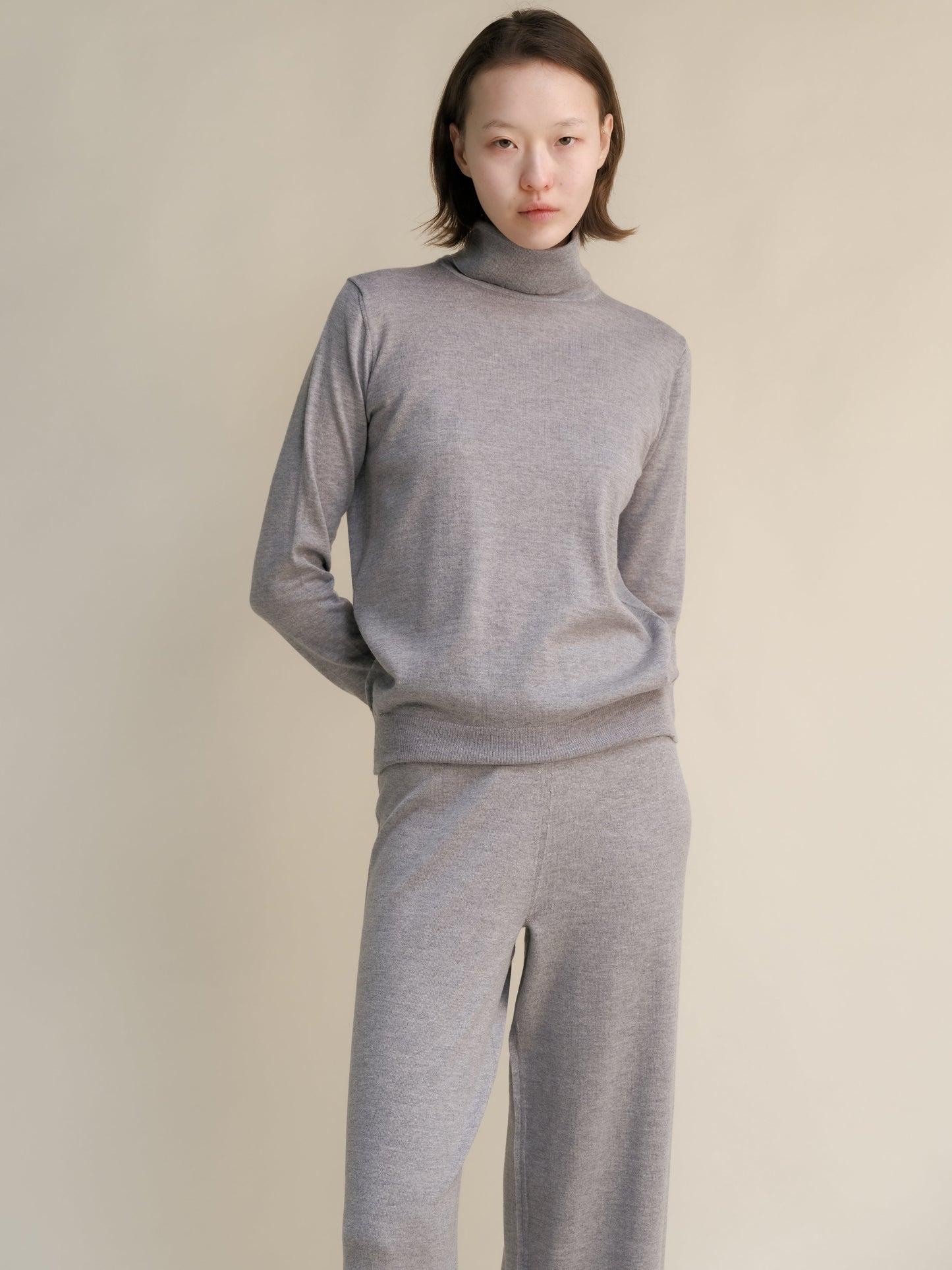 Extra Fine Merino Wool Turtleneck Sweater