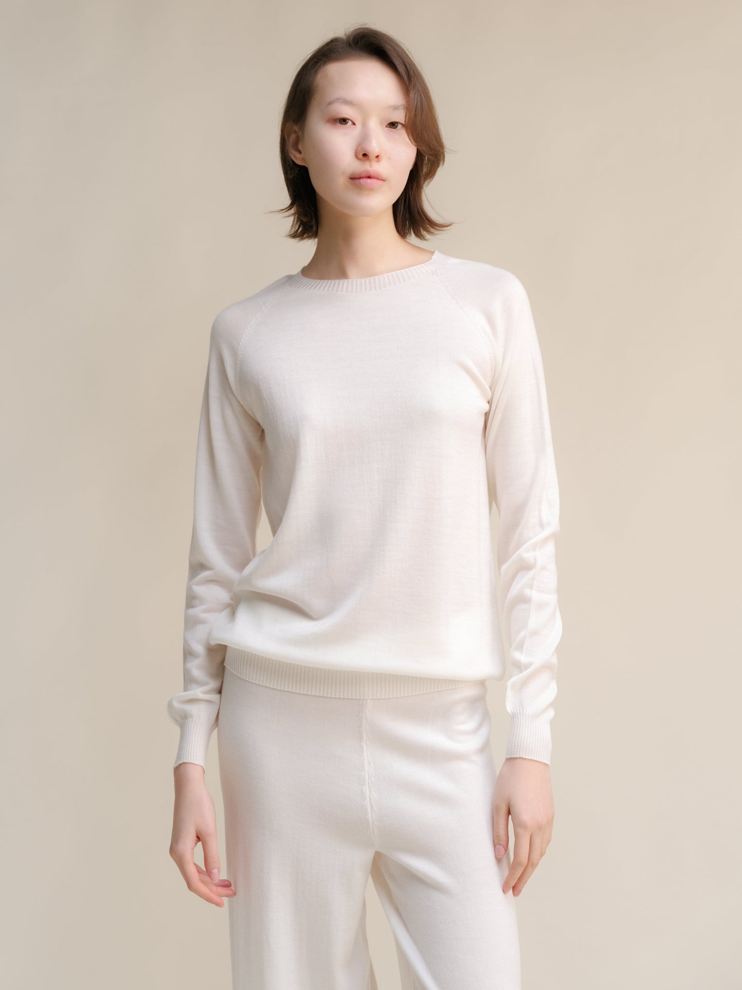 Extra Fine Merino Wool Crewneck Sweater (3D-Knit)