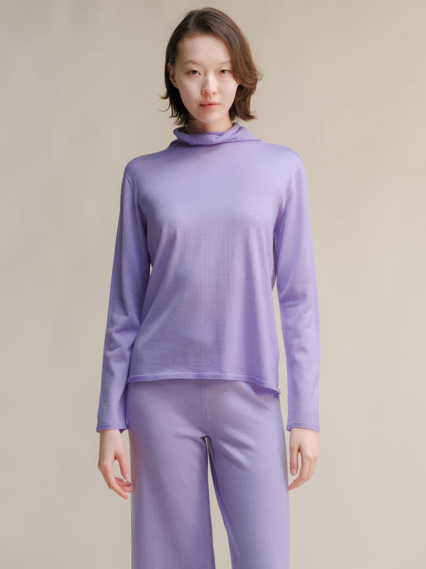 Extra Fine Merino Wool Relaxed Turtleneck (3D-Knit)