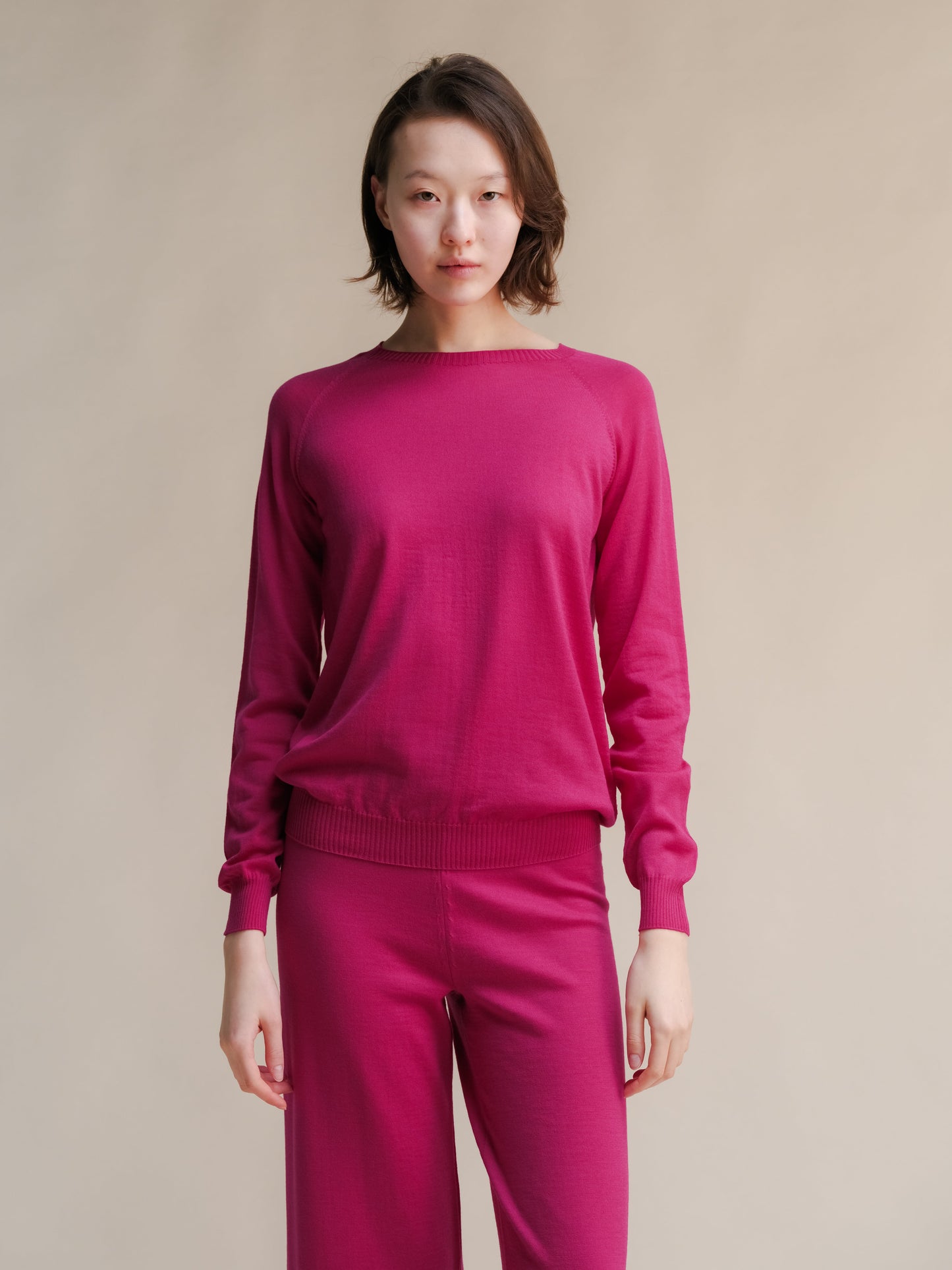 Extra Fine Merino Wool Crewneck Sweater (3D-Knit)