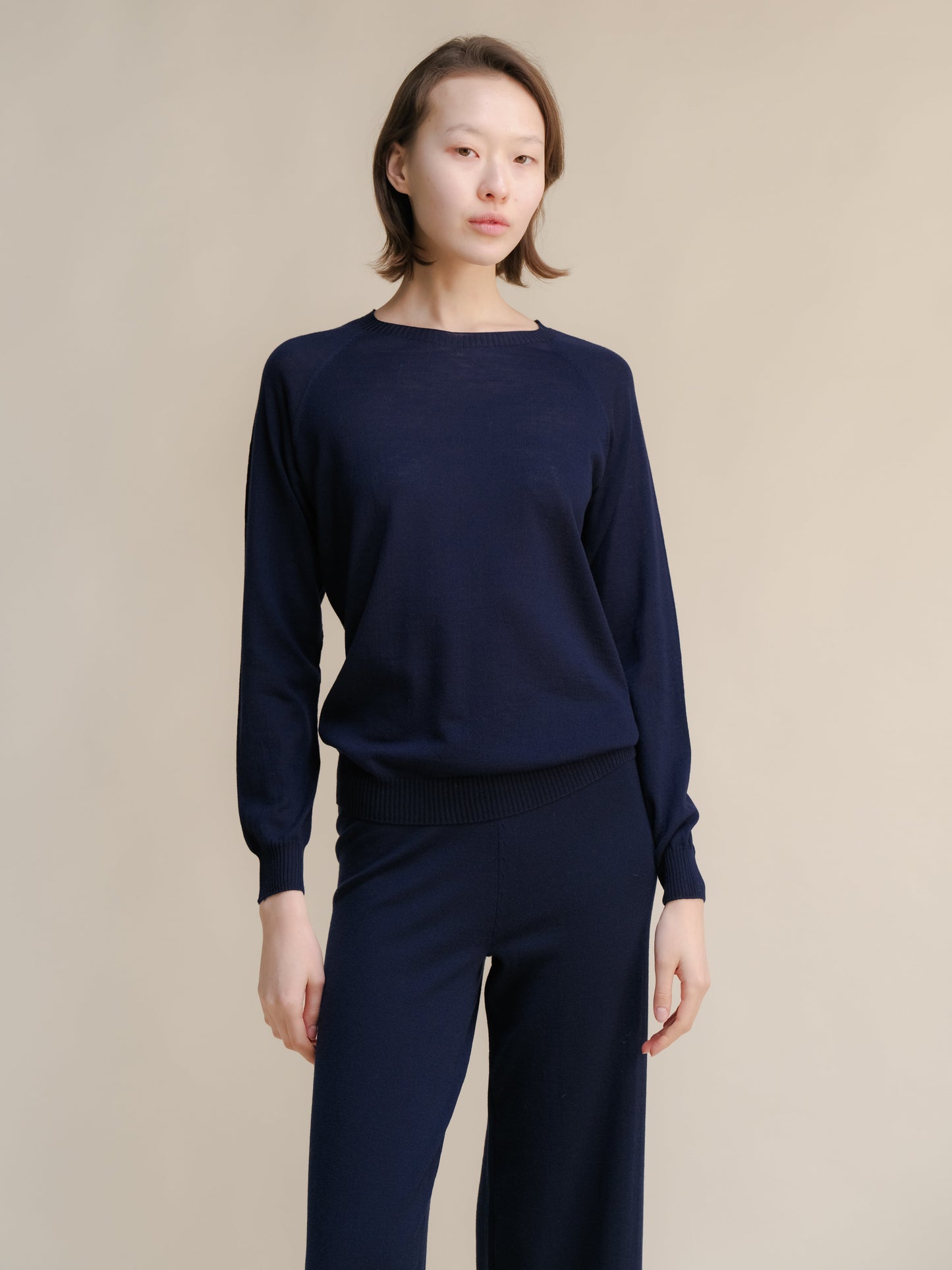 Extra Fine Merino Wool Crewneck Sweater (3D-Knit)