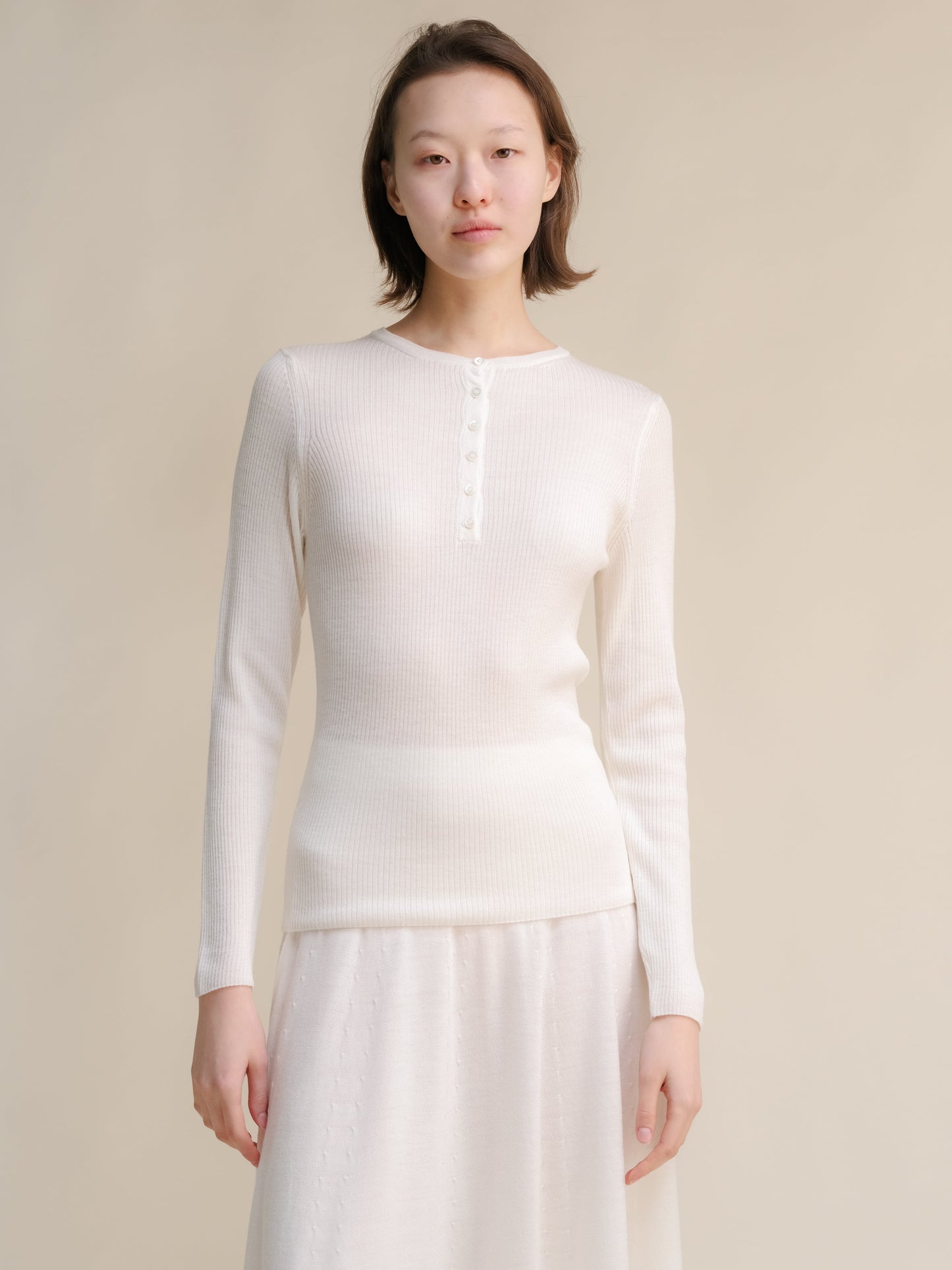 Extra Fine Merino Ribbed Fine Sweater