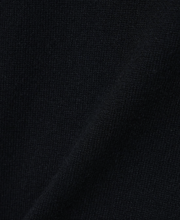 Cashmere Mix Lightweight Turtleneck Sweater with Lateral Slits