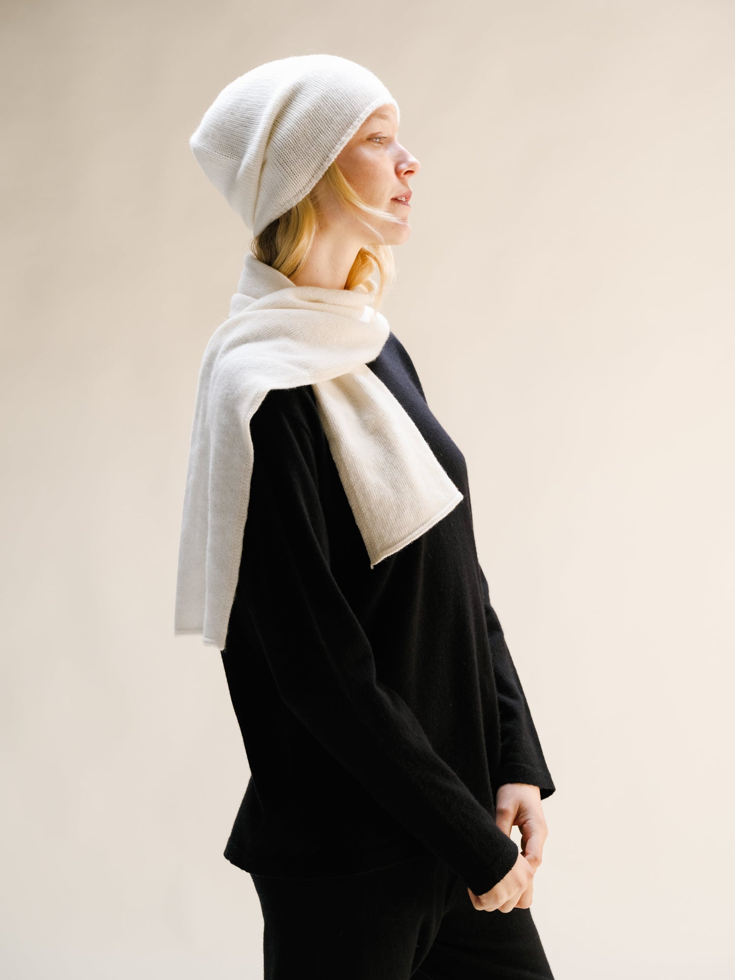 Cashmere Mix Jabot