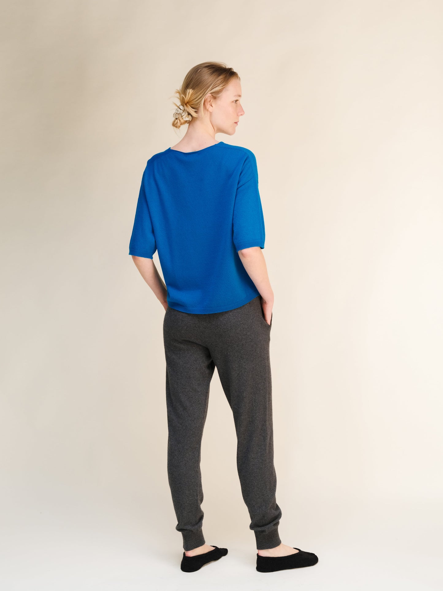 Cashmere Mix Yoga Pants (3D-Knit)