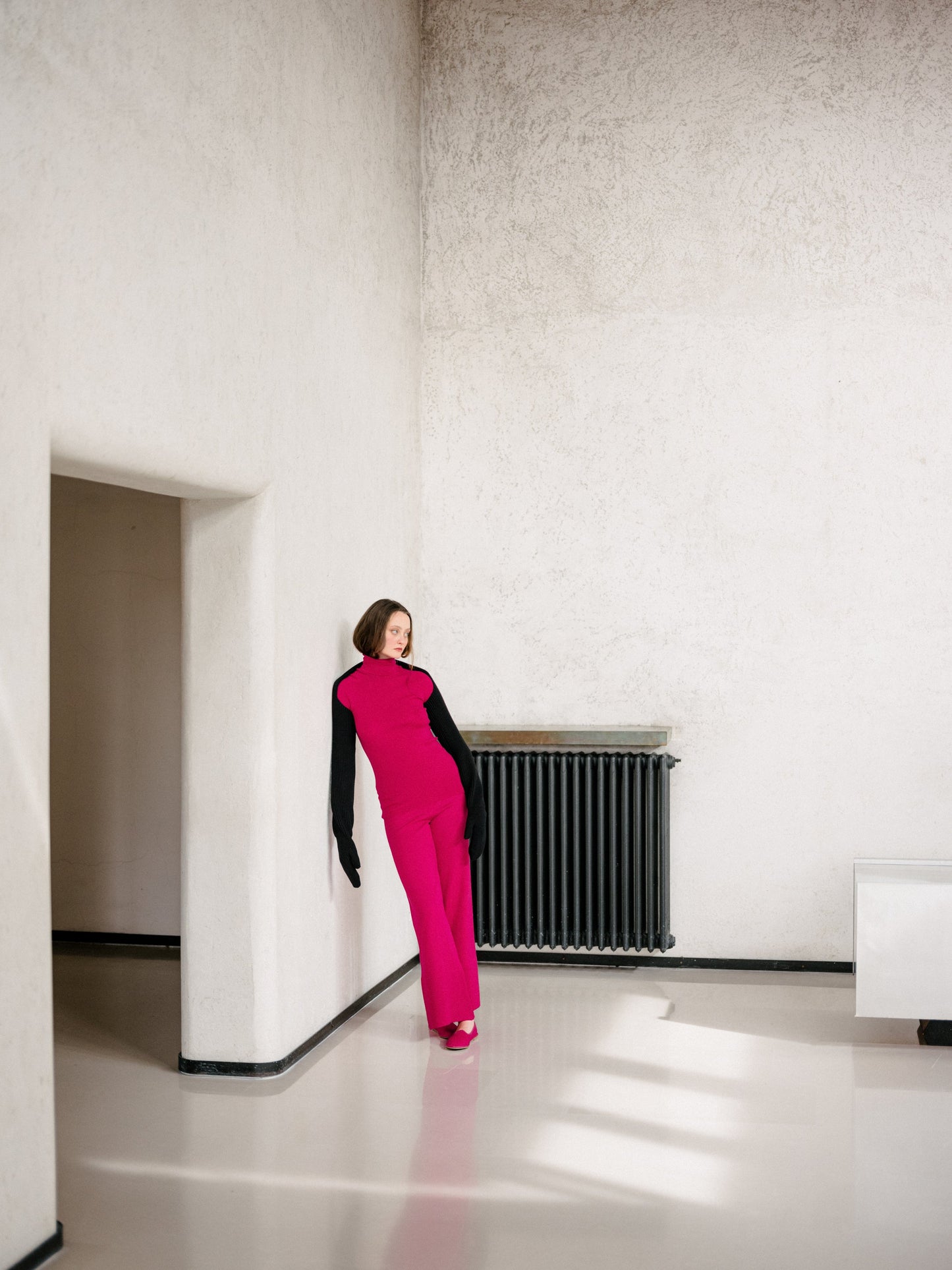 Extra Fine Merino Wool Ribbed Turtleneck (3D-Knit)