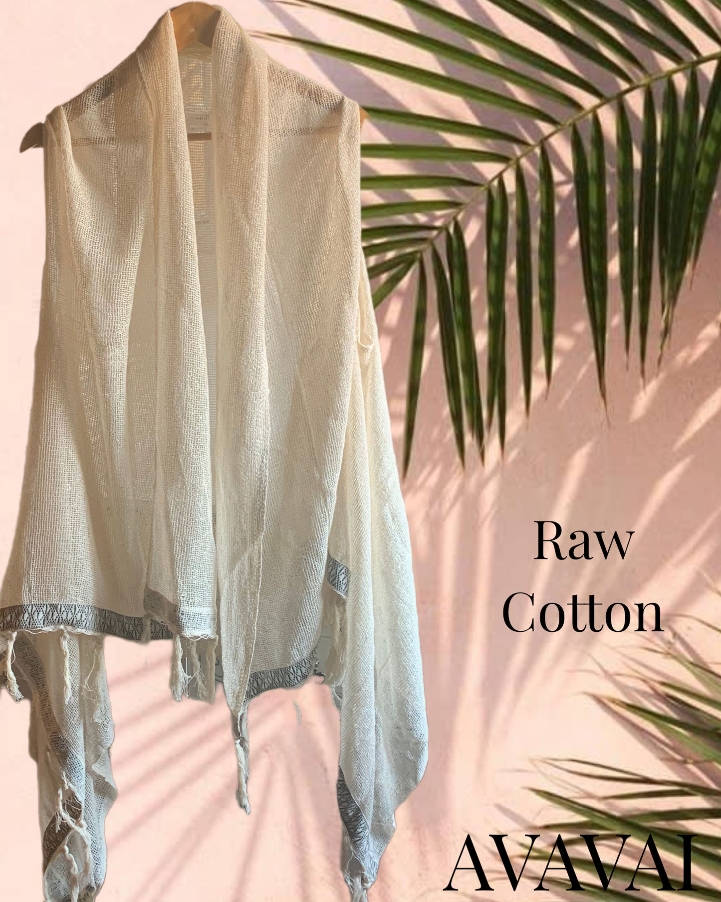 Raw Cotton Caftano