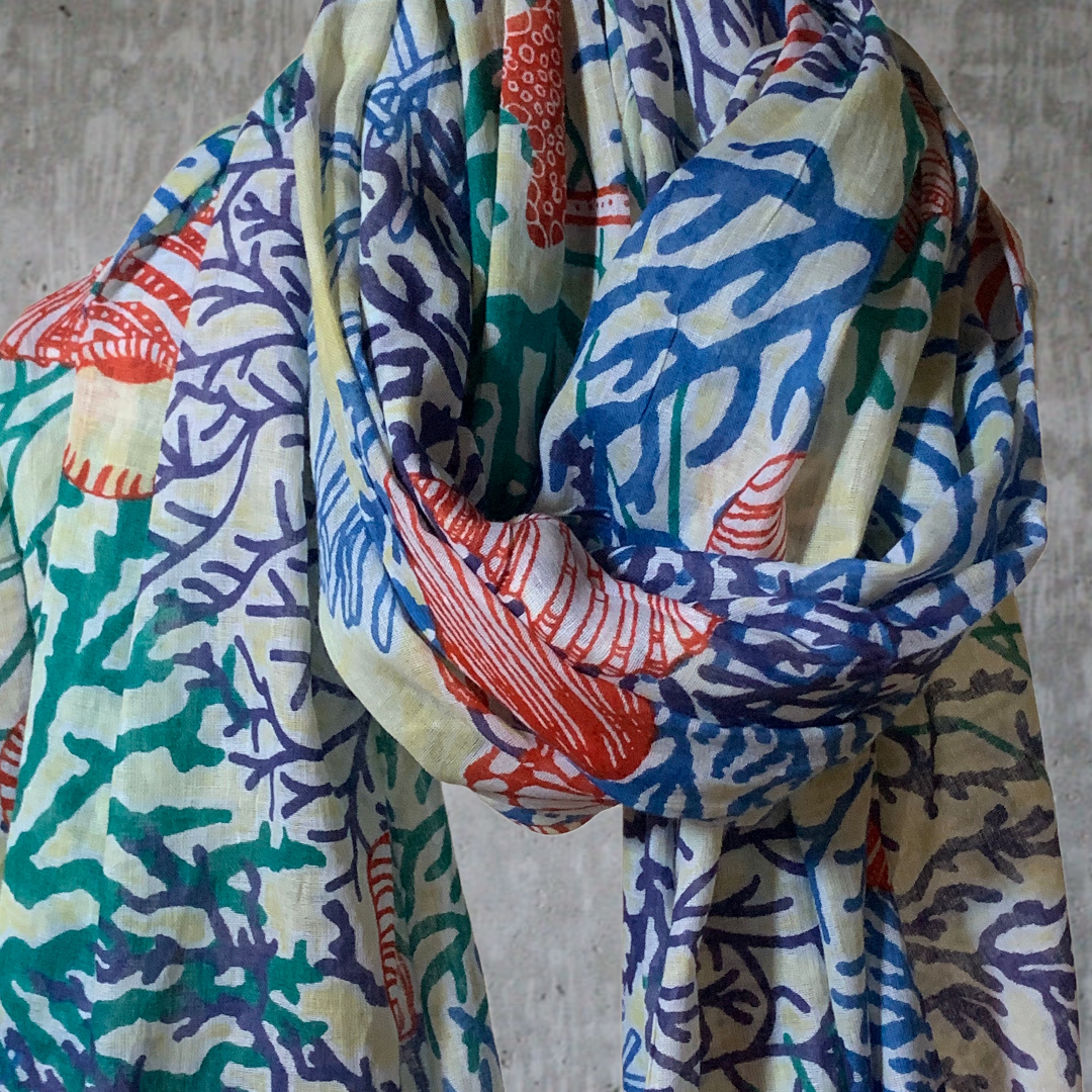 Beach Sarong / Sciarpa ✨ Blue Coral