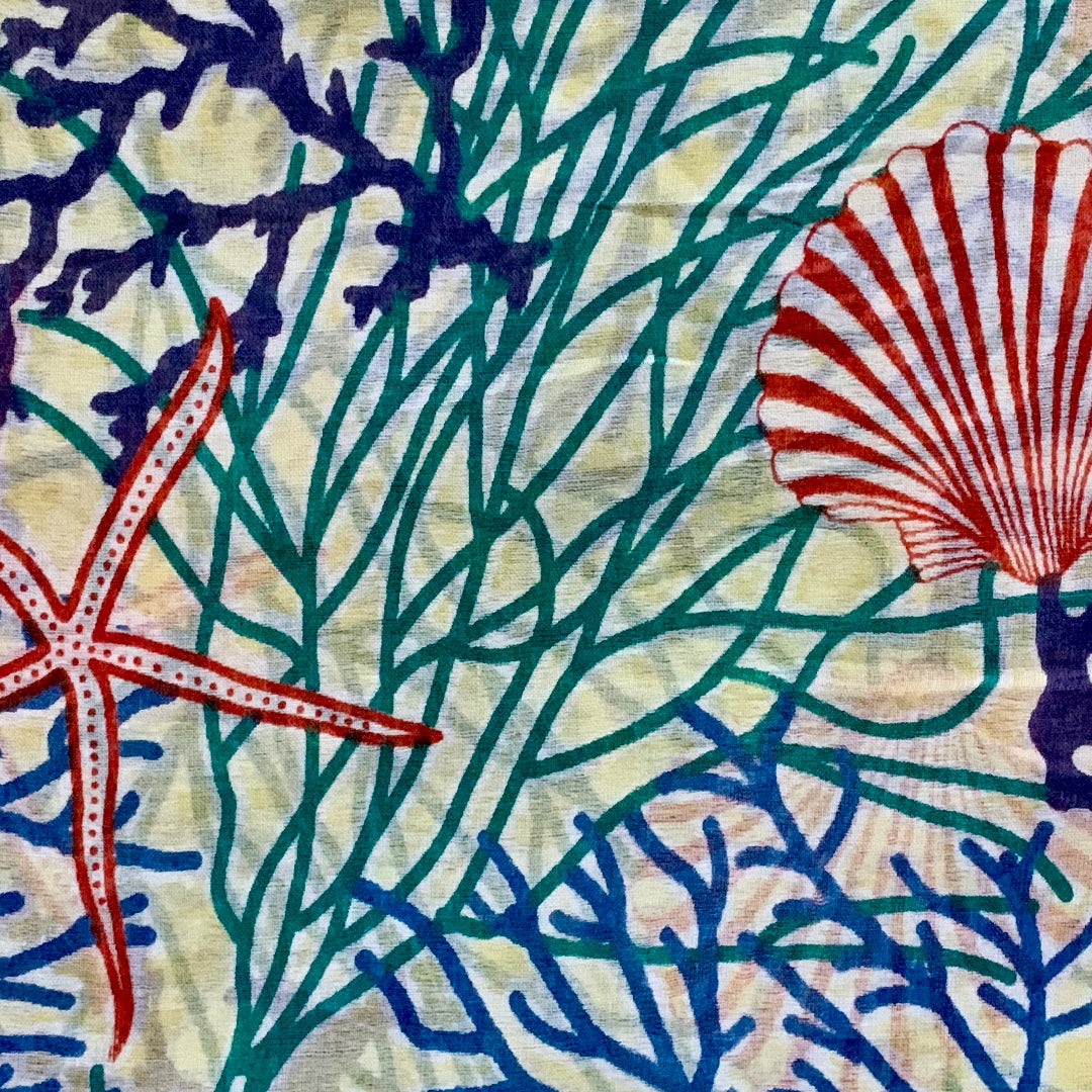 Beach Sarong / Sciarpa ✨ Blue Coral