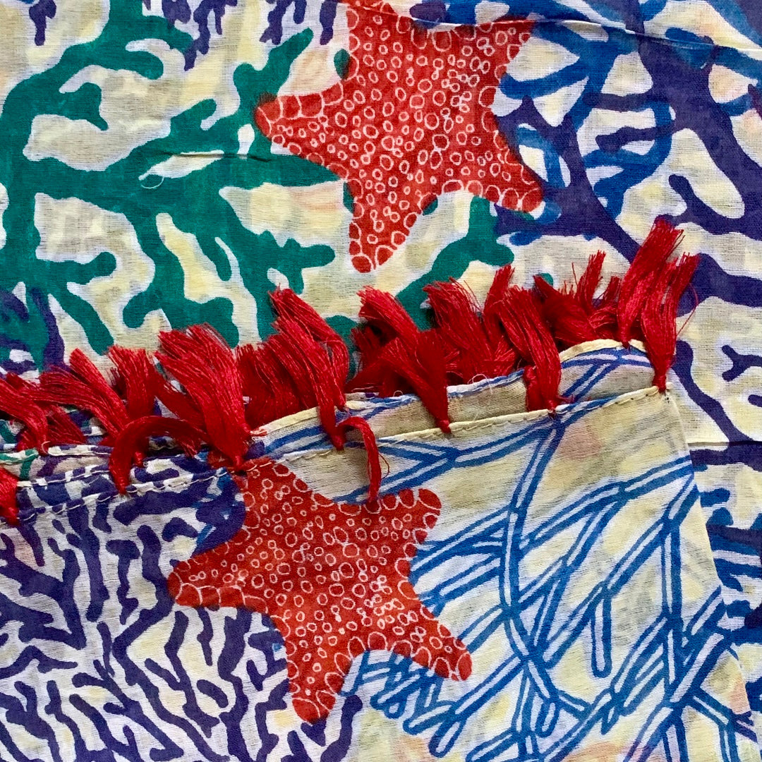 Beach Sarong / Sciarpa ✨ Blue Coral