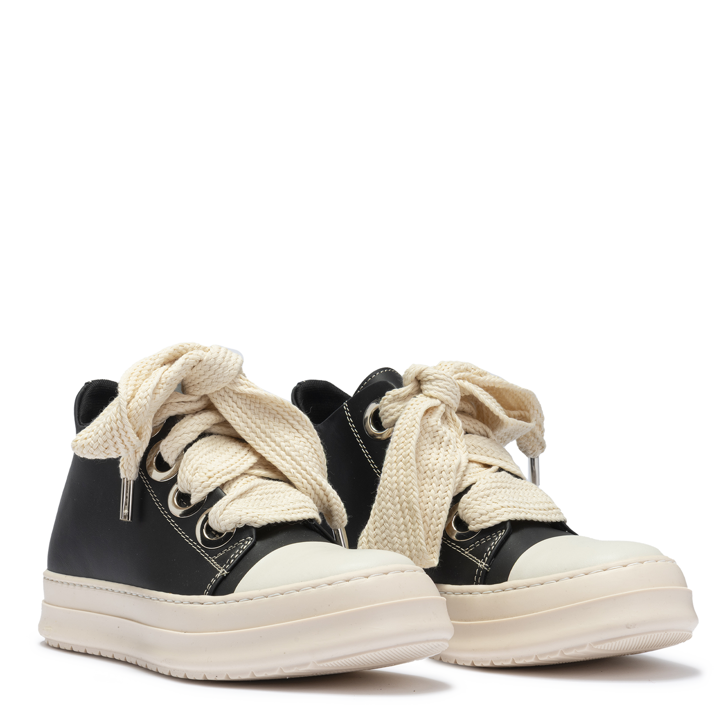 Sneakers Leather Low Maxi Lace