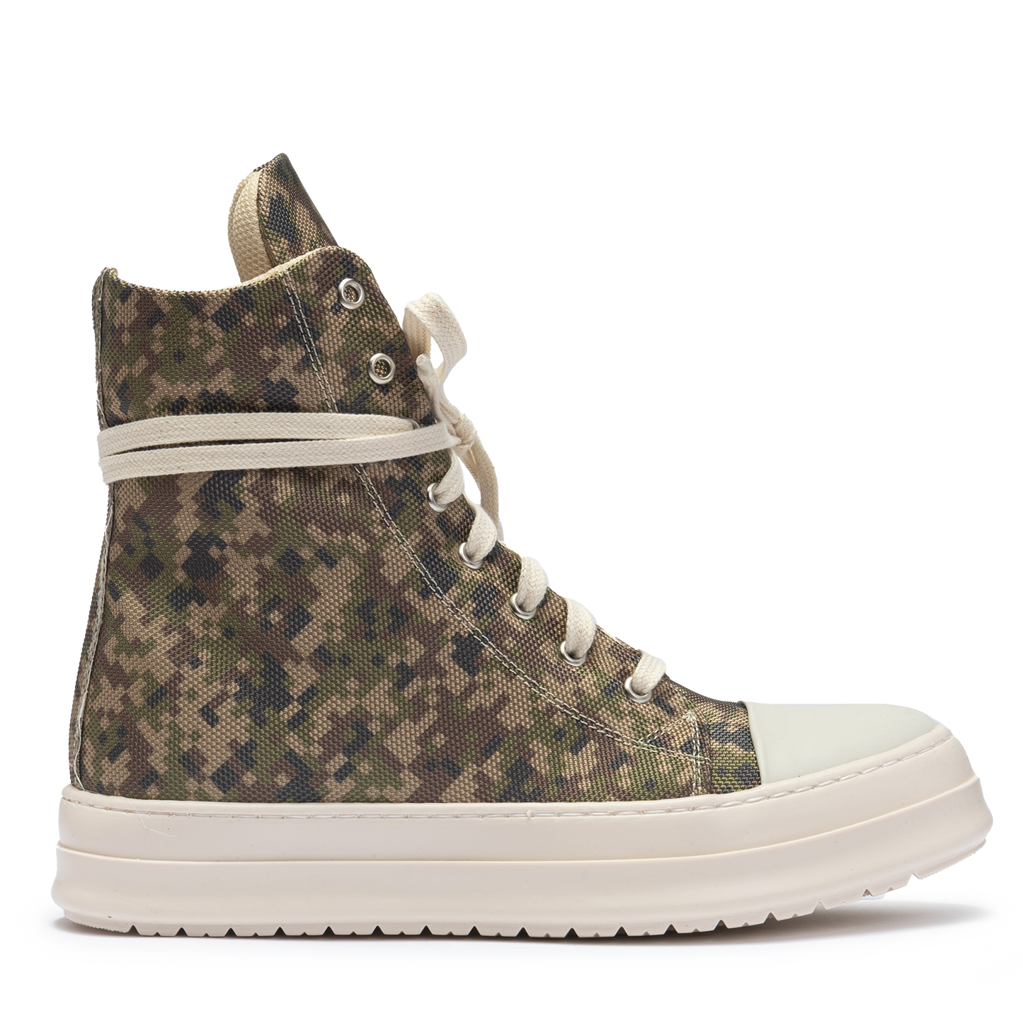 Sneakers Canvas Camouflage High
