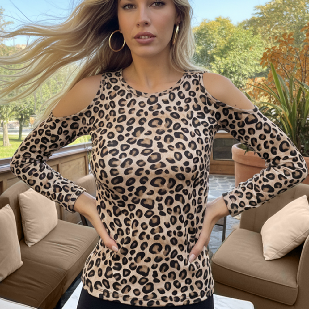 Maglia Buchi Spalle Ghepard Caffè